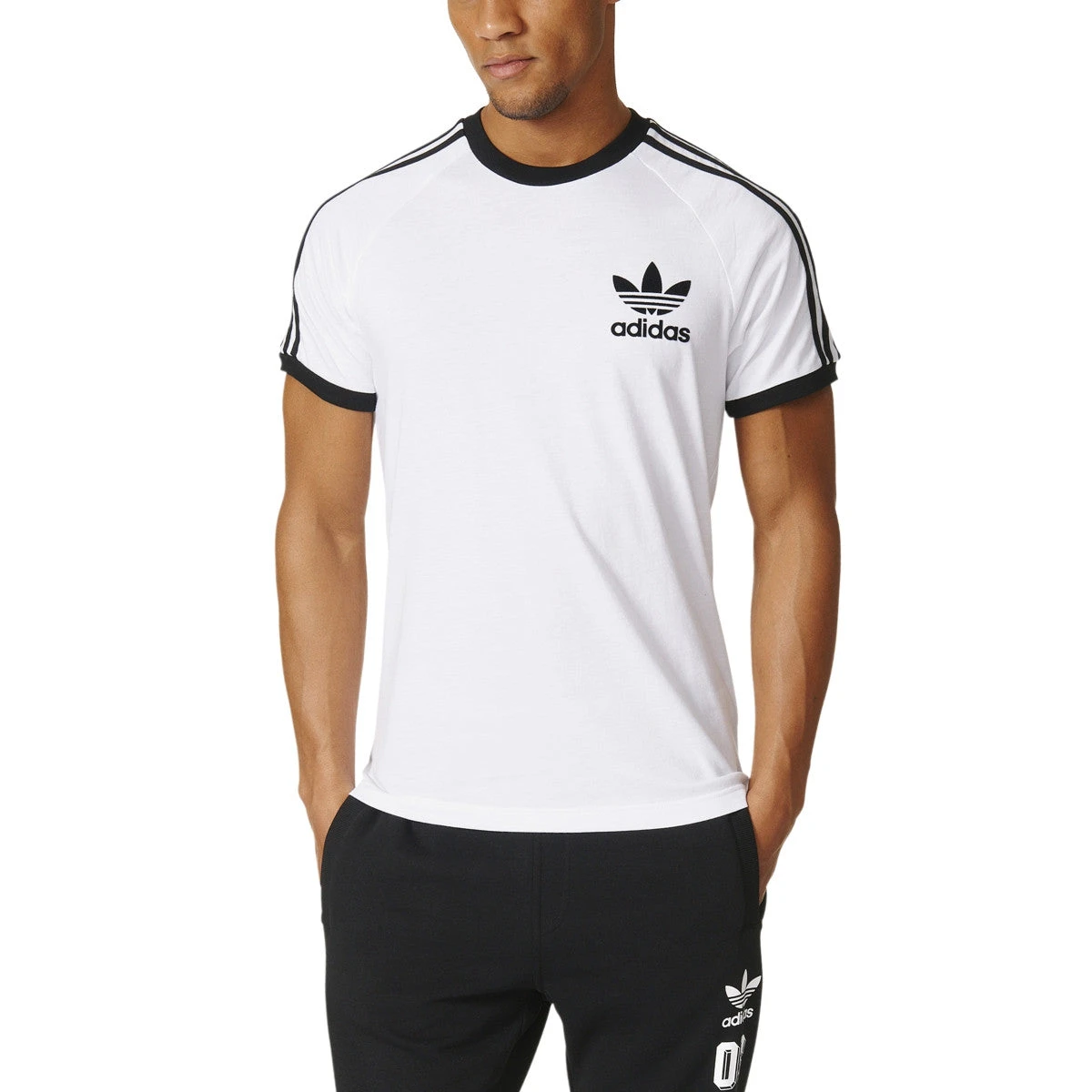 Adidas Originals California Shortsleeve Men's T-Shirt White/Black 1 Adidas Originals California Shortsleeve Men's T-Shirt White/Black