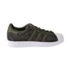 Adidas Superstar Glitter Mesh J Big Kids Shoes Night Cargo/Footwear White