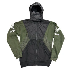 Adidas Teorado FZ Men's Hooded Jacket Black-Green