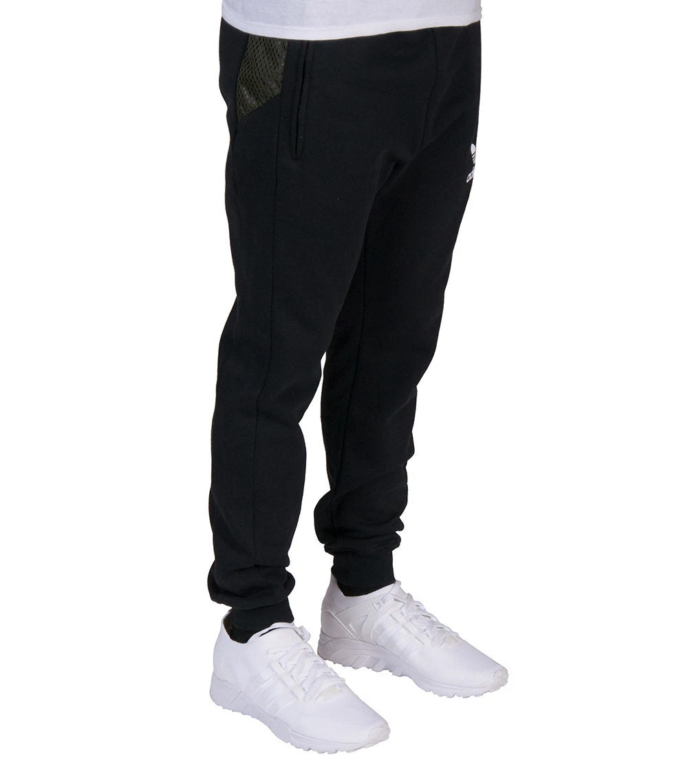 Adidas Teo Carrot Men's Pants Black/White 4 Adidas Teo Carrot Men's Pants Black/White - Image 4