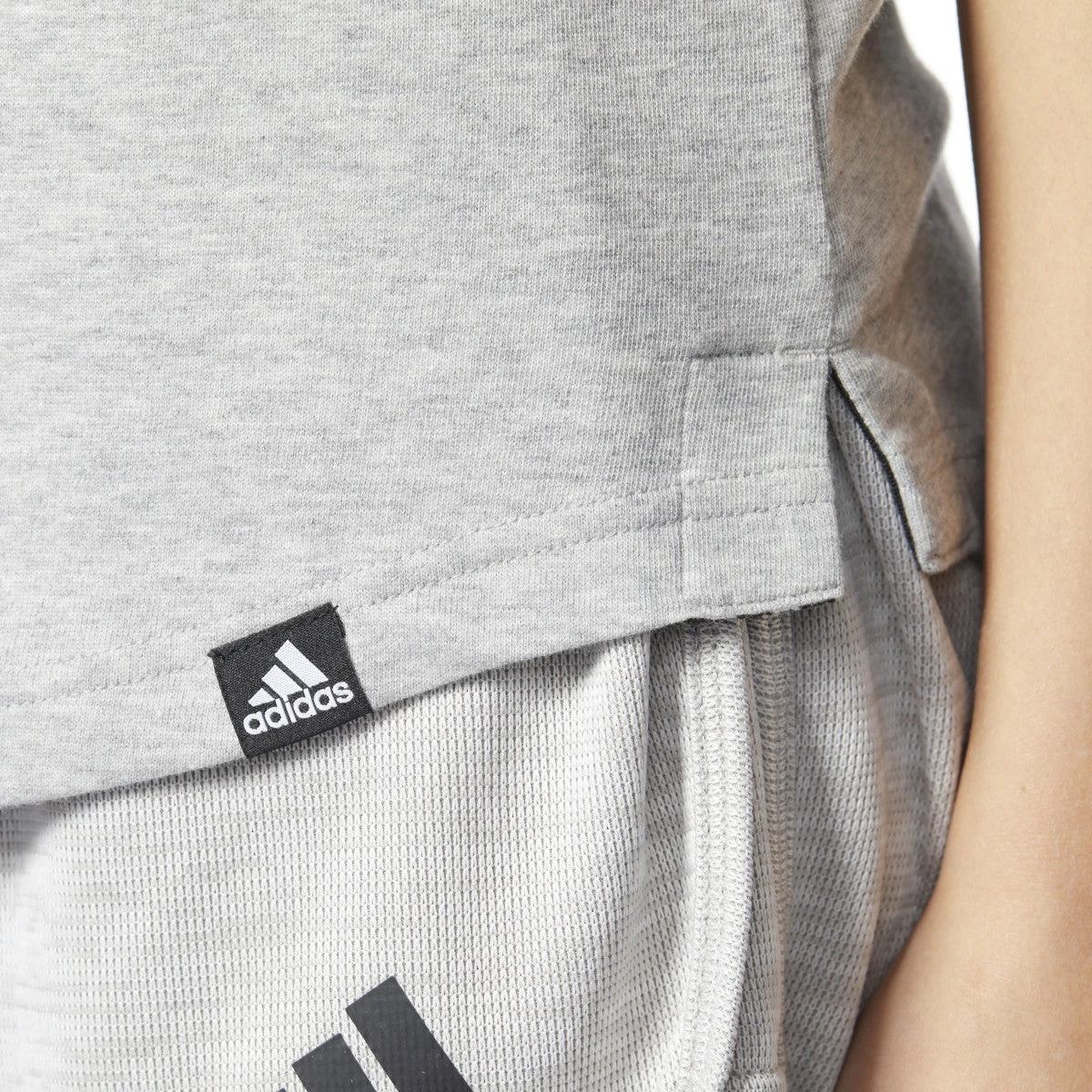 Adidas Originals Tiger Mascot Women's Athletic T-Shirt Medium Grey Heather/Black 5 Adidas Originals Tiger Mascot Women's Athletic T-Shirt Medium Grey Heather/Black - Image 5