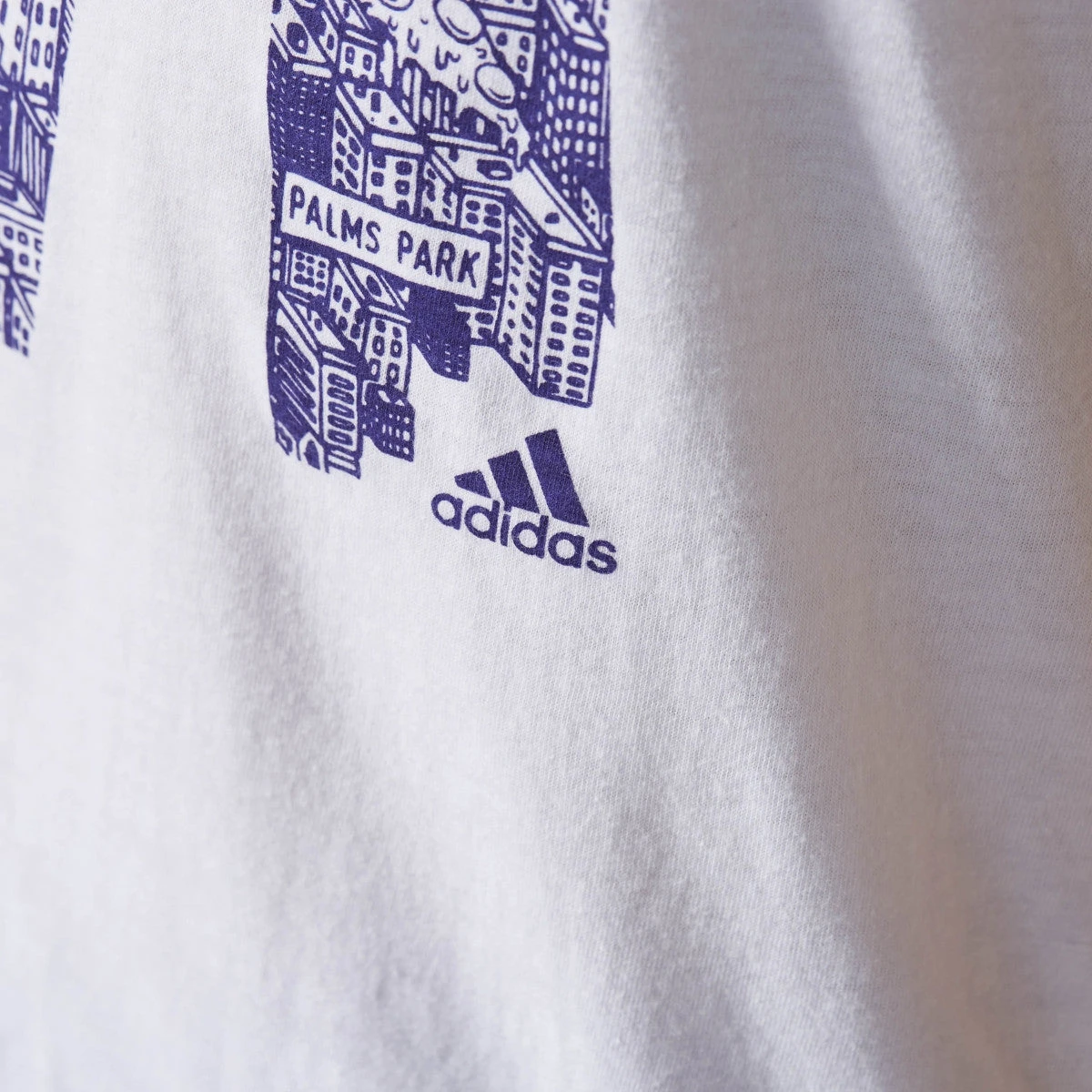 Adidas Originals Los Angeles Men's Training T-Shirt White/Sunshine/Purple 3 Adidas Originals Los Angeles Men's Training T-Shirt White/Sunshine/Purple - Image 3