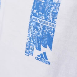Adidas Originals New York City Men's Training T-Shirt White/Orange/Satellite -RBD OUTLET bp7739 3