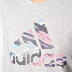 Adidas Originals Crew Logo Longsleeve Women's Sweatshirt Grey/Multicolor -RBD OUTLET bp9181 3