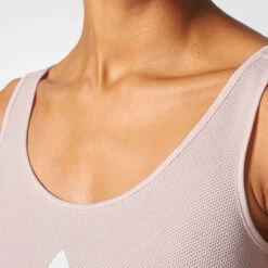 Adidas Originals Trefoil Women's Casual Fashion Tank Top Icey Pink/White -RBD OUTLET bp9379 3