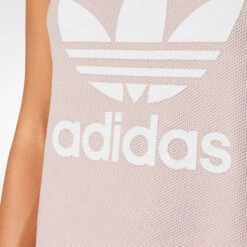 Adidas Originals Trefoil Women's Casual Fashion Tank Top Icey Pink/White -RBD OUTLET bp9379 4