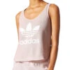 Adidas Originals Trefoil Women's Casual Fashion Tank Top Icey Pink/White