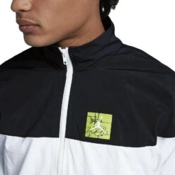 Air Jordan Men's Tinker Legacy Windbreaker Jacket White-Black -RBD OUTLET bq0295 010 5