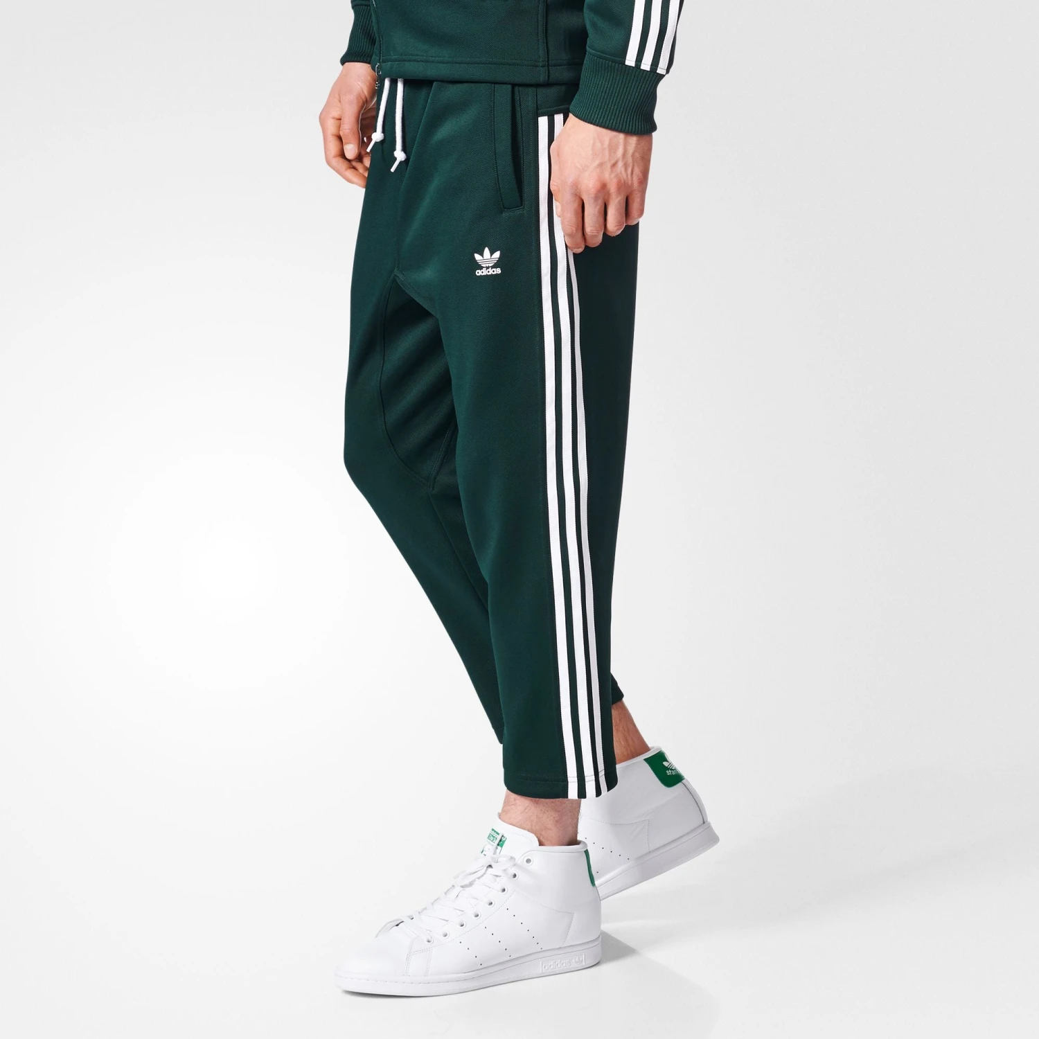 Adidas Women's Originals Adicolor Fashion Track Pants Green Knight 2 Adidas Women's Originals Adicolor Fashion Track Pants Green Knight - Image 2