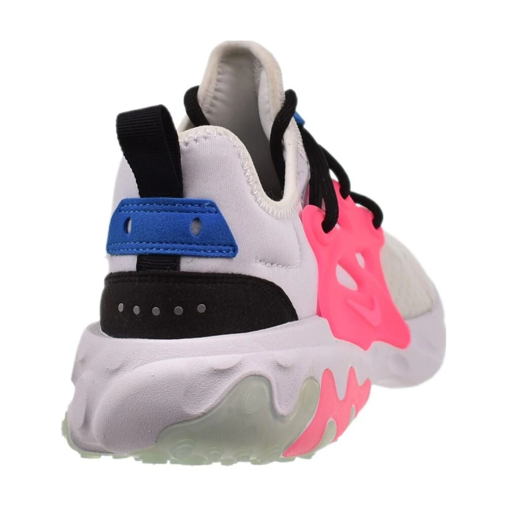 Nike React Presto (GS) Big Kids' Shoes Triple White-Hyper Pink-Photo Blue Bq4002-101 3 Nike React Presto (GS) Big Kids' Shoes Triple White-Hyper Pink-Photo Blue Bq4002-101 - Image 3