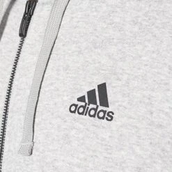 Adidas 3- Stripes Men's Big And Tall Essential Hoodie Medium Grey Heather/Black -RBD OUTLET br3222 5