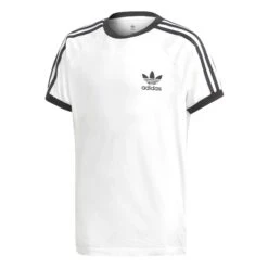 Adidas Originals Junior 3-Stripes California Tee White-Black