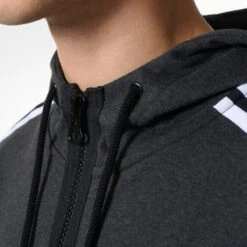 Adidas Originals Curated Men's Full Zip Hoodie Black/White 7 Adidas Originals Curated Men's Full Zip Hoodie Black/White -RBD OUTLET br4249 3