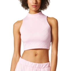 Adidas Originals Diamond Embossed Women's Tank Top Wonder Pink