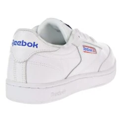 Reebok Classic Club C Big Kid's Shoes White/Vital Blue/Blue -RBD OUTLET bs8847 3