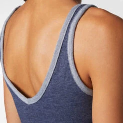 Adidas Originals New York Red Bulls V-Neck Women's Tank Top Blue Heather -RBD OUTLET bu2612 5