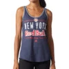 Adidas Originals New York Red Bulls V-Neck Women's Tank Top Blue Heather