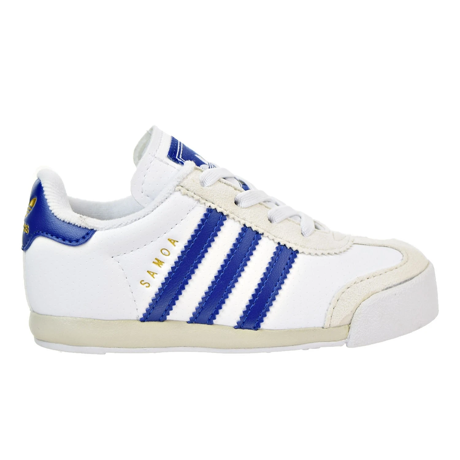 Adidas Originals Samoa Infant's Shoes White/Royal 1 Adidas Originals Samoa Infant's Shoes White/Royal