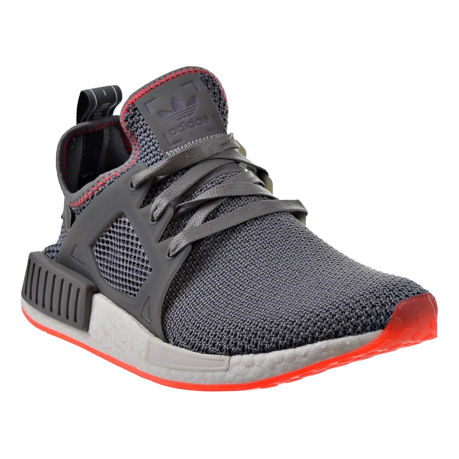 Adidas Originals NMD XR1 Men's Shoes Grey/Grey/Solar Red 2 Adidas Originals NMD XR1 Men's Shoes Grey/Grey/Solar Red - Image 2