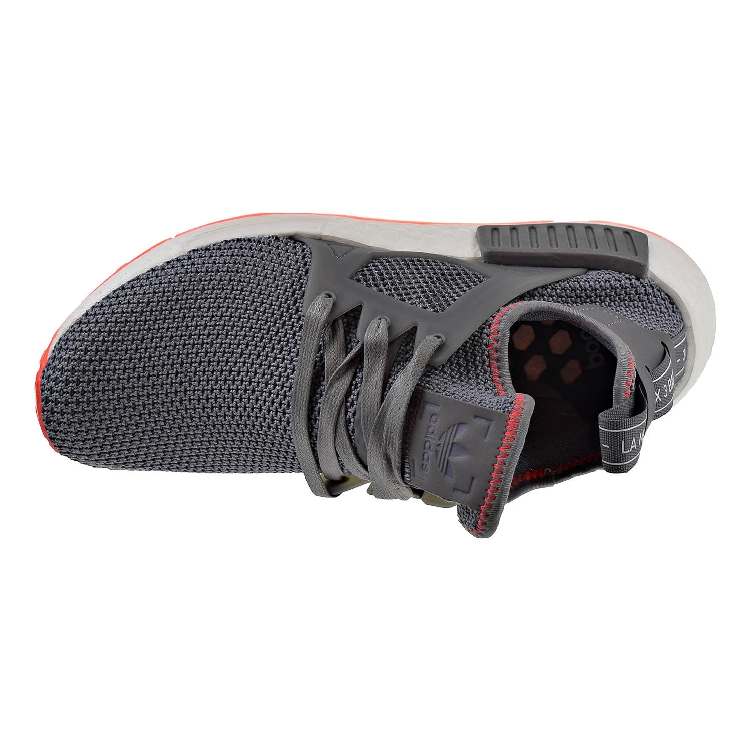 Adidas Originals NMD XR1 Men's Shoes Grey/Grey/Solar Red 5 Adidas Originals NMD XR1 Men's Shoes Grey/Grey/Solar Red - Image 5