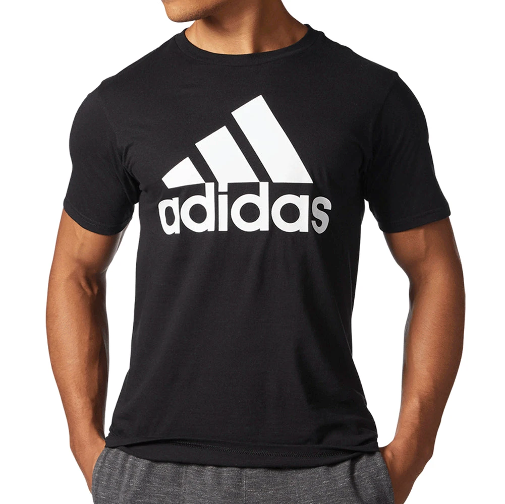 Adidas Originals Badge Of Sport Men's Athletic T-Shirt Black/White 1 Adidas Originals Badge Of Sport Men's Athletic T-Shirt Black/White