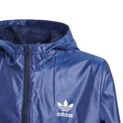 Adidas Boys Originals Fleece Windbreaker Collegiate Navy/Hi-Res Blue/White -RBD OUTLET ce1090 4