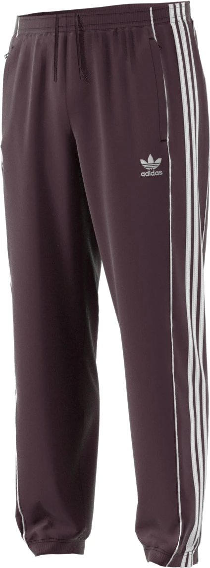 Adidas Men's Originals Pipe Sweatpants Noble Red/White 1 Adidas Men's Originals Pipe Sweatpants Noble Red/White