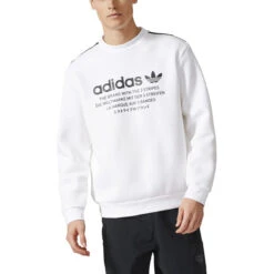 Adidas NMD D Crewneck Long Sleeve Men's Sweatshirt White