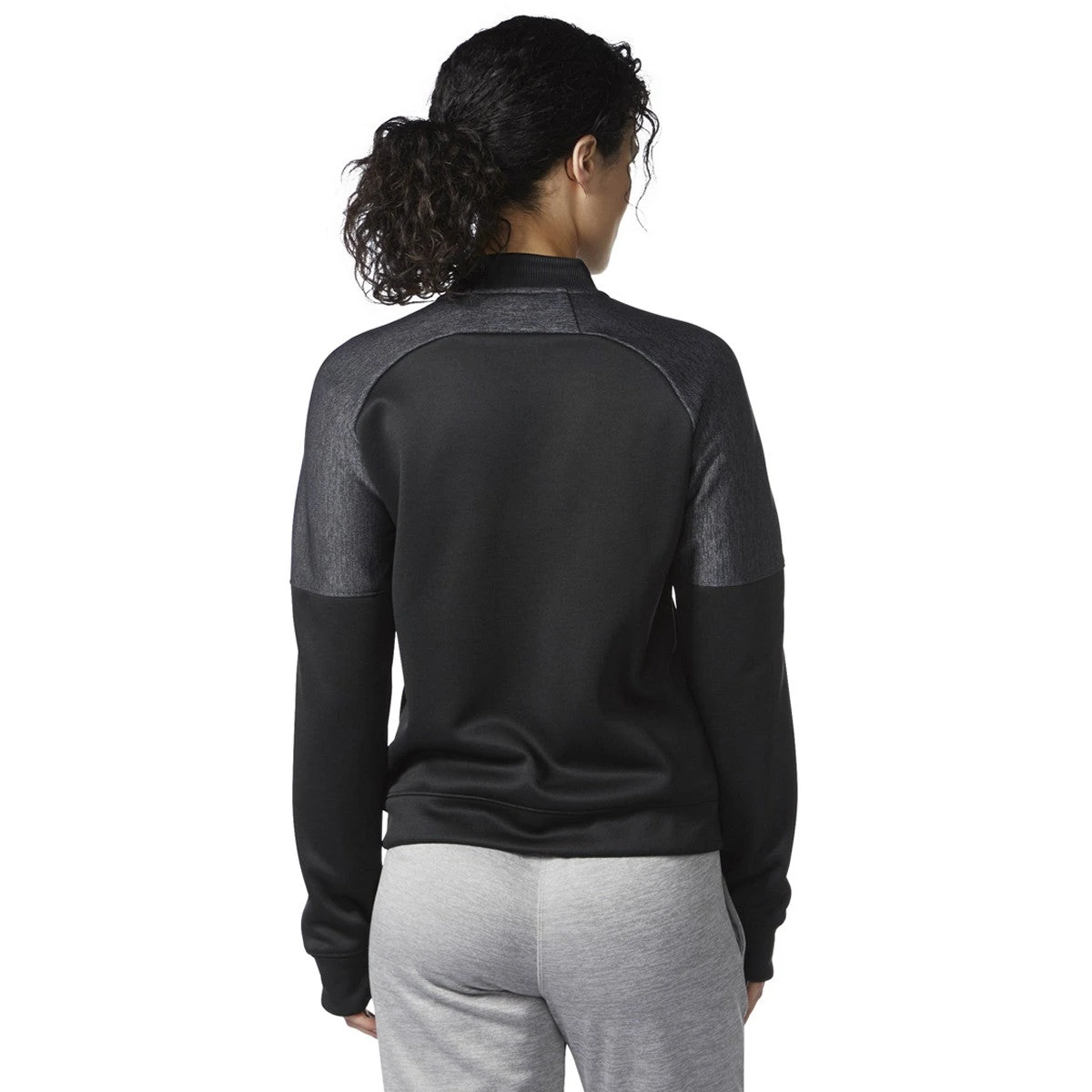 Adidas Women's Team Issue Bomber Jacket Black 2 Adidas Women's Team Issue Bomber Jacket Black - Image 2