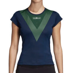 Adidas Originals Summer Stella McCartney Women's Top Collegiate Navy/Green