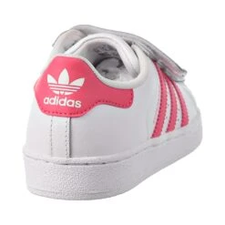 Adidas Superstar CF C Little Kids Shoes Footwear White/Real Pink/Real Pink -RBD OUTLET cg6621 3