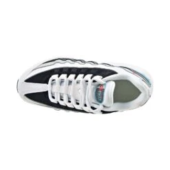 Nike Air Max 95 Recraft (GS) Big Kids' Shoes White-Chlorine Blue-Black -RBD OUTLET cj3906 102 5