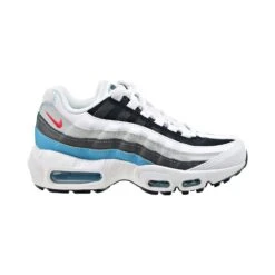 Nike Air Max 95 Recraft (GS) Big Kids' Shoes White-Chlorine Blue-Black