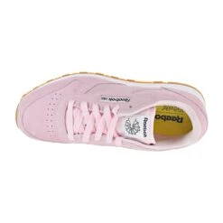 Reebok Classic Leather Pastels Big Kid's Shoes Pink/Classic White -RBD OUTLET cn0569 5
