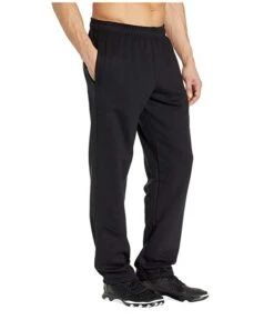 Champion Men's Powerblend Fleece Relaxed Bottom Pants Black