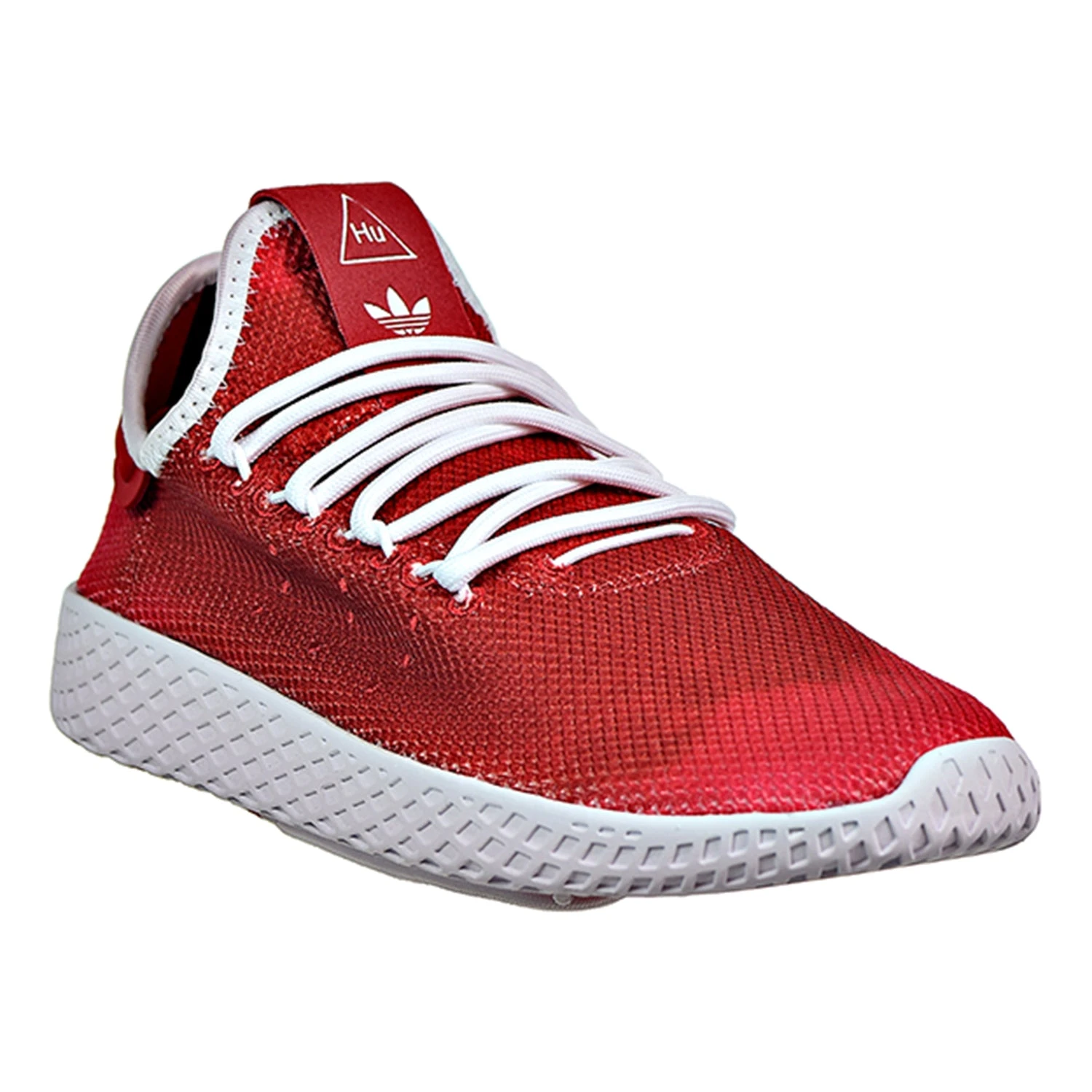 Adidas PW Tennis HU J Big Kids Shoes Scarlet/Footwear White/Footwear White 2 Adidas PW Tennis HU J Big Kids Shoes Scarlet/Footwear White/Footwear White - Image 2