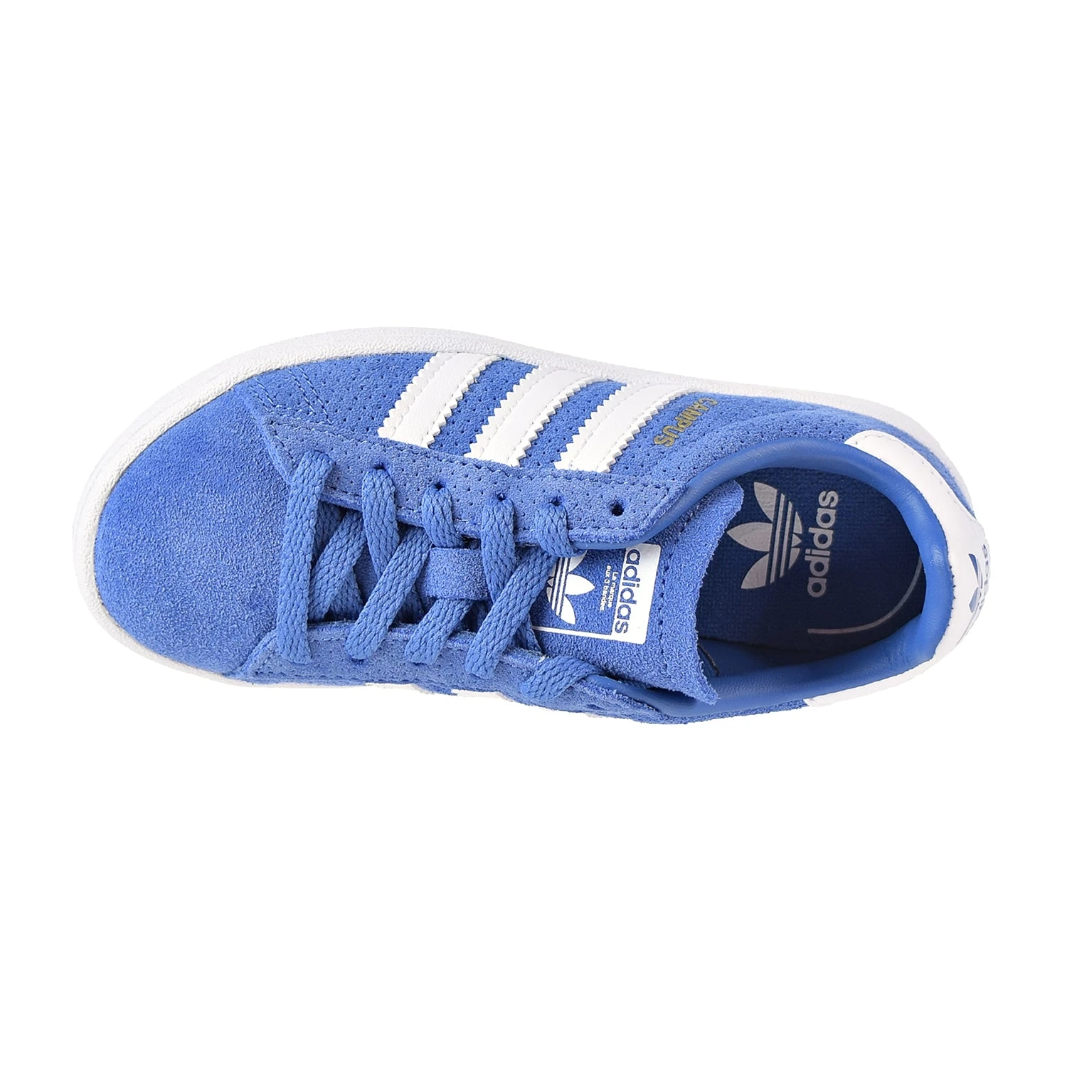 Adidas Campus C Little Kid's Shoes Trace Royal/Footwear White/Footwear White 5 Adidas Campus C Little Kid's Shoes Trace Royal/Footwear White/Footwear White - Image 5