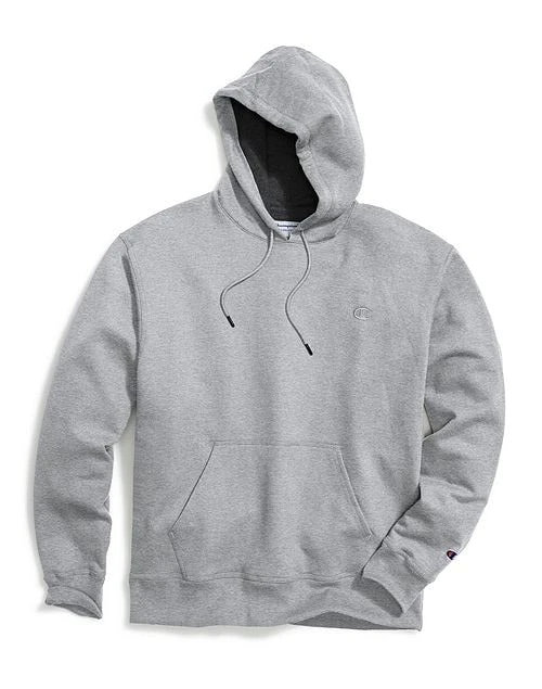 Champion Men's Powerblend Sweats Pullover Hoodie Oxford Grey 1 Champion Men's Powerblend Sweats Pullover Hoodie Oxford Grey