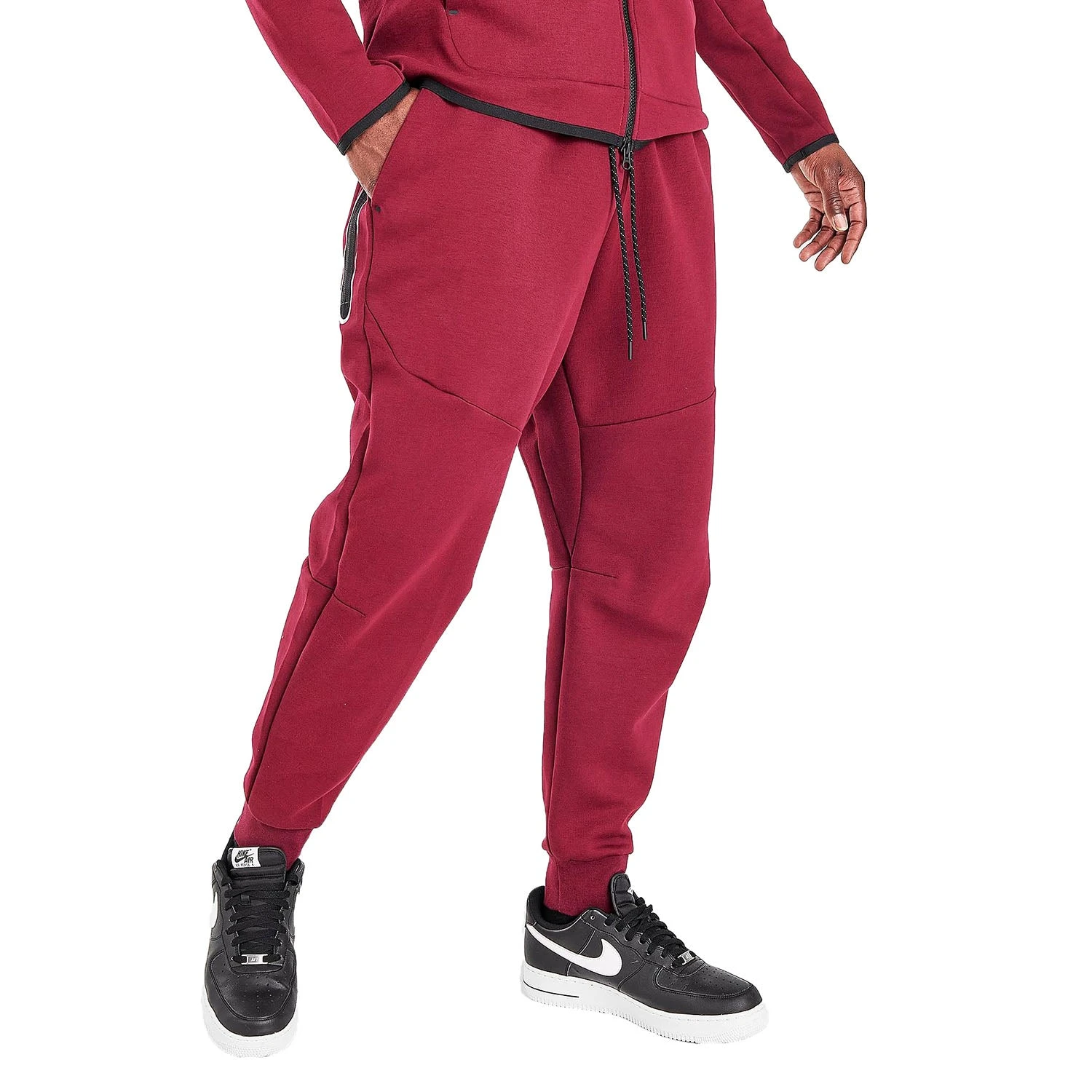 Nike Sportswear Men's Tech Fleece Joggers Pants Team Red 2 Nike Sportswear Men's Tech Fleece Joggers Pants Team Red - Image 2