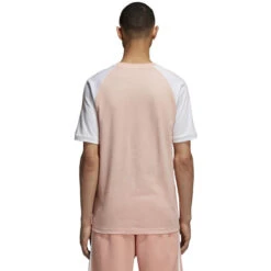 Adidas Men's Originals 3 Stripes Tee Dusk Pink 9 Adidas Men's Originals 3 Stripes Tee Dusk Pink -RBD OUTLET cv6000 2
