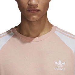 Adidas Men's Originals 3 Stripes Tee Dusk Pink 7 Adidas Men's Originals 3 Stripes Tee Dusk Pink -RBD OUTLET cv6000 3