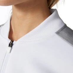 Adidas Women's Team Issue Full Zip Jacket White/Grey 10 Adidas Women's Team Issue Full Zip Jacket White/Grey -RBD OUTLET cv7186 5