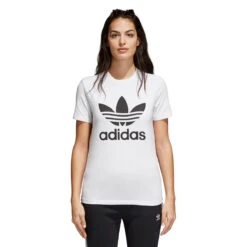 Adidas Originals Trefoil Tee Women's Shirt White/Black 8 Adidas Originals Trefoil Tee Women's Shirt White/Black -RBD OUTLET cv9889 3