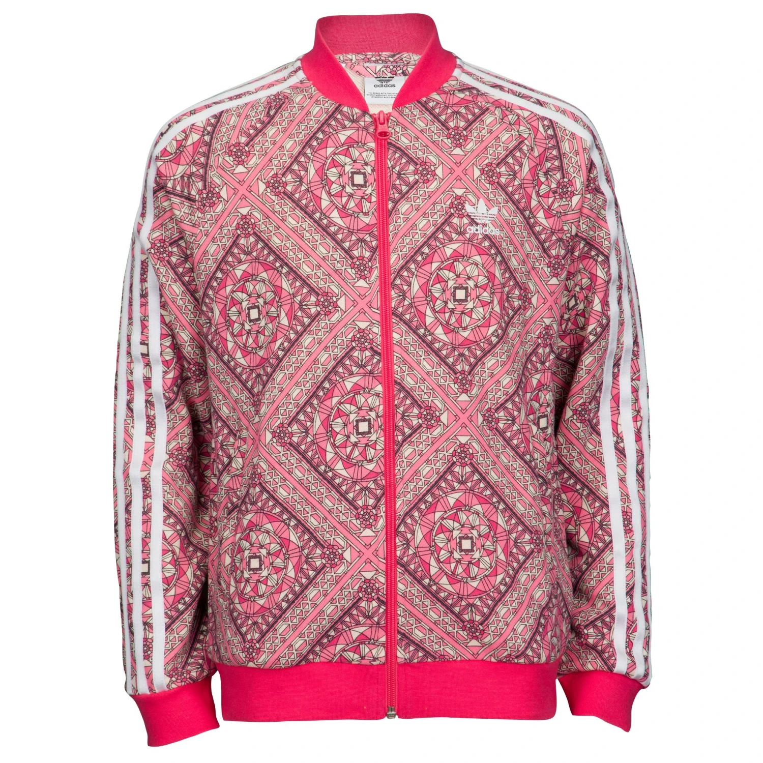 Adidas Originals Super Star Girls Track Jacket Multicolor/Real Pink 1 Adidas Originals Super Star Girls Track Jacket Multicolor/Real Pink