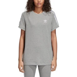 Adidas Originals 3-Stripes Women's Fashion Shirt Grey/White