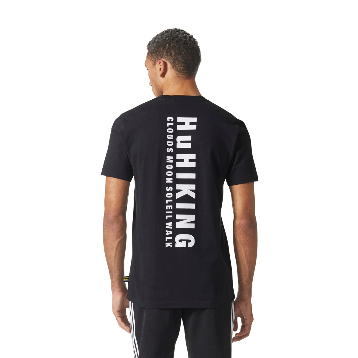 Adidas Originals Pharell Williams Hu Anorak Men's T-Shirt Black 3 Adidas Originals Pharell Williams Hu Anorak Men's T-Shirt Black - Image 3