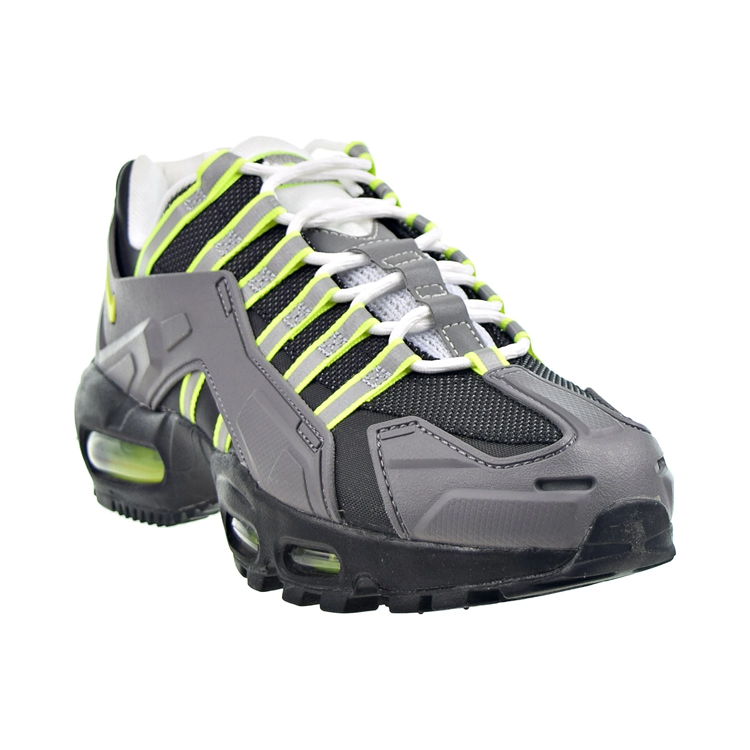 Nike Air Max 95 NDSTRKT AM 95 Men's Shoes Black-Neon Yellow-Medium Grey 2 Nike Air Max 95 NDSTRKT AM 95 Men's Shoes Black-Neon Yellow-Medium Grey - Image 2