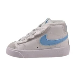 Nike Blazer Mid '77 (TD) Toddlers' Shoes White-Photon Dust-Aquarius Blue -RBD OUTLET da4088 114 4