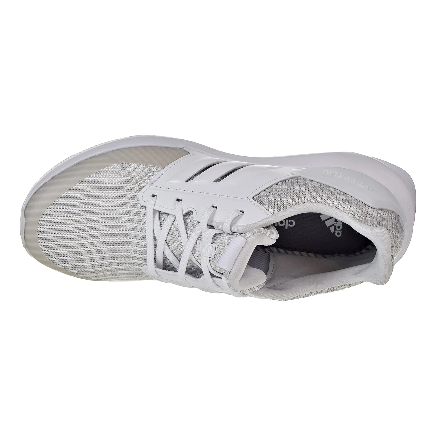 Adidas RapidaRun Knit J Big Kid's Running Shoes Grey/White 5 Adidas RapidaRun Knit J Big Kid's Running Shoes Grey/White - Image 5