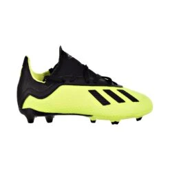 Adidas X 18.3 Firm Ground Kids Shoes Solar Yellow/Core Black